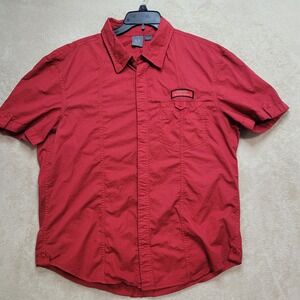Armani Exchange Button Up Short‎ Sleeve Casual Shirt Modern Fit XL Casual